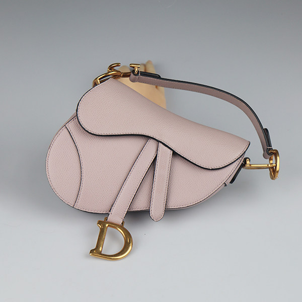 「9.0新」DIOR(迪奥)SADDLE马鞍包胭脂粉粒面牛皮迷你单肩包,淘宝优惠券,粉丝福利购,淘宝优惠卷