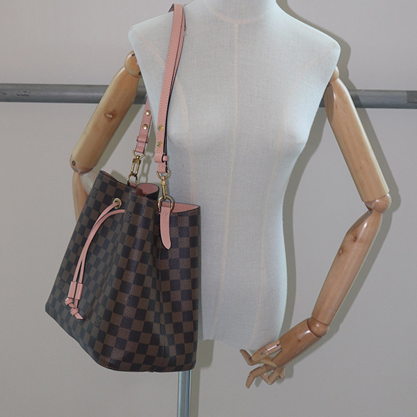 「9.0新」LOUIS VUITTON(路易威登)NEONOE粉棋盘格单肩包N40198,淘宝优惠券,粉丝福利购,淘宝优惠卷