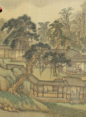 王翚仿古山水册清四王小品山水图