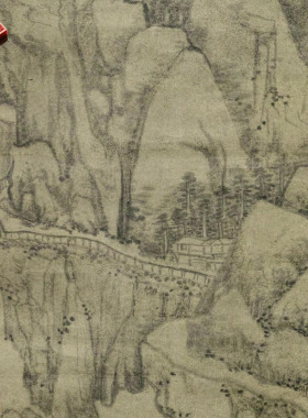 元代黄公望富春大岭图名家国画