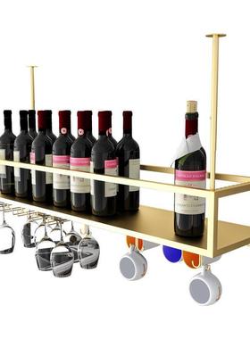m204红酒架悬挂红酒杯架倒挂家用简约现代酒吧台酒架轻奢葡萄酒吊