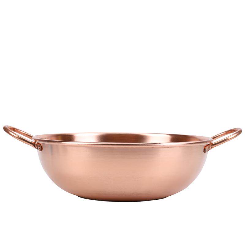 纯紫铜锅熬果酱铜锅炖汤铜炒锅电磁炉加厚铜火锅熬阿胶糕专用铜锅,淘宝优惠券,粉丝福利购,淘宝优惠卷