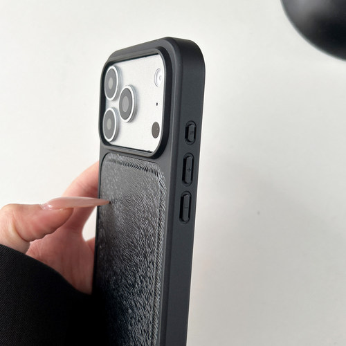 六色陨石纹适用iPhone17promax手机壳16苹果15全包14纯色13女男简约个性商务保护套防摔爆款春夏拼接个性纹理 - 图0