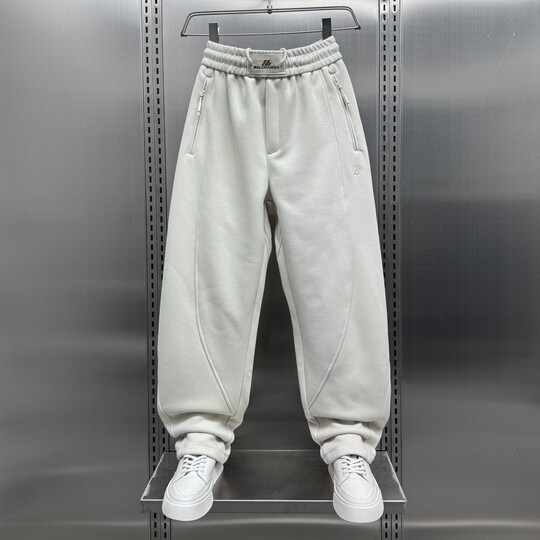 Winter thickened velvet men's trendy sports casual pants