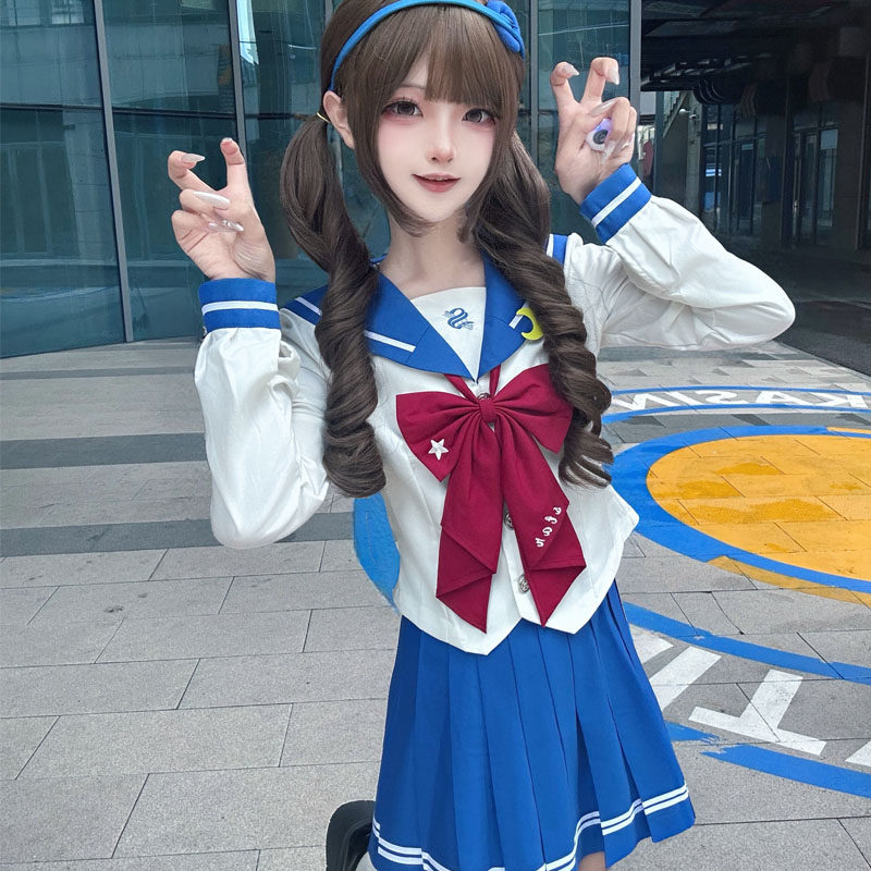 十一封信jk深海之誓美少女战士原创水手服女短袖制服夏裙套装正版,淘宝优惠券,粉丝福利购,淘宝优惠卷