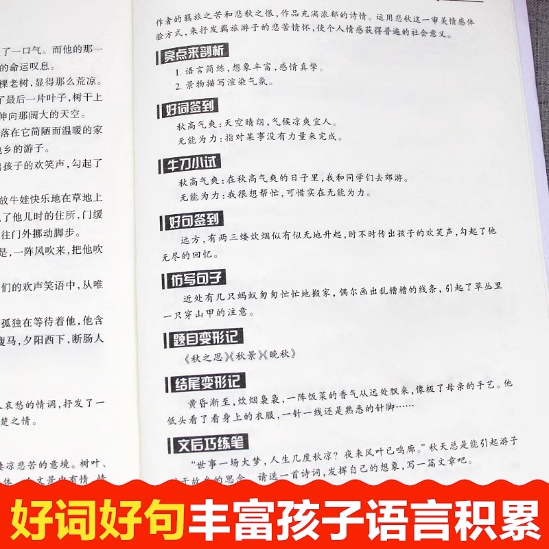 2023新版小学生同步作文二三四五六年级上下册同步限字作文人教版好词好句写作素材优秀作文辅导书写作技巧小学教辅专项作文大全-图0