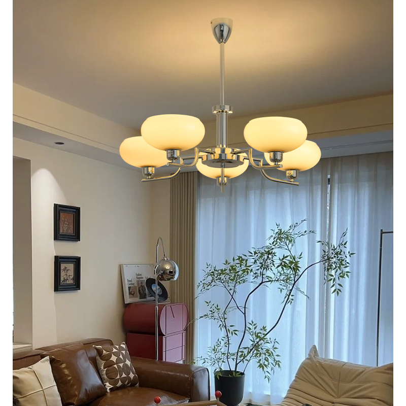 法式包豪斯吊灯复古氛围感卧室餐厅书房灯饰奶油风北欧中古客厅灯,淘宝优惠券,粉丝福利购,淘宝优惠卷