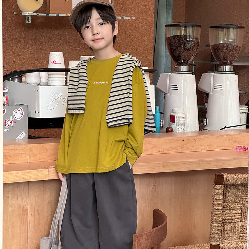 中大童男孩韩版字母宽松束脚运动卫裤秋季潮流洋气长裤,淘宝优惠券,粉丝福利购,淘宝优惠卷