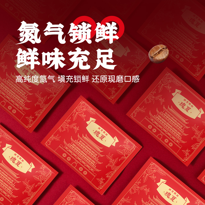 BIAOCUP/潮吉胜杯瑰夏中深烘焙挂耳咖啡包新鲜烘焙拼配手冲10g*24 - 图1