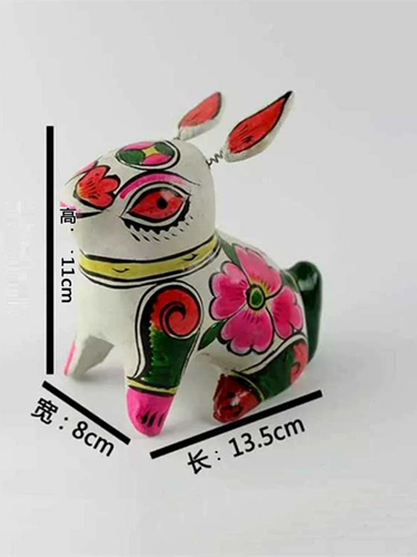 2023 Shaanxi Fengxiang Clay Sculpture Dornments чисто ручной 12 лошади с зодиаком, овец, годом свиньи.