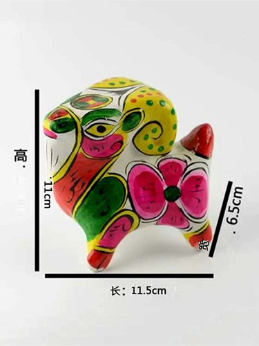 2023 Shaanxi Fengxiang Clay Sculpture Dornments чисто ручной 12 лошади с зодиаком, овец, годом свиньи.