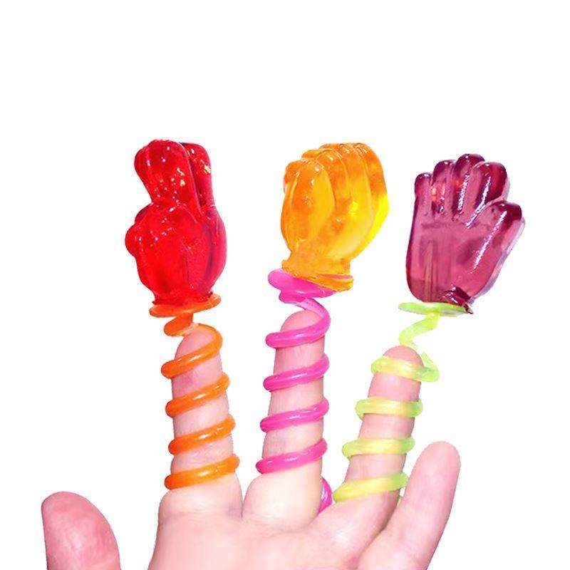 网红弹簧猜猜乐棒棒糖儿童手指糖玩具糖小朋友水果味糖果趣味零食,淘宝优惠券,粉丝福利购,淘宝优惠卷
