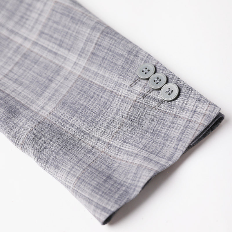 圣得西男装2025年冬季新款时尚浅灰格纹休闲单西外套【门店同款】,淘宝优惠券,粉丝福利购,淘宝优惠卷