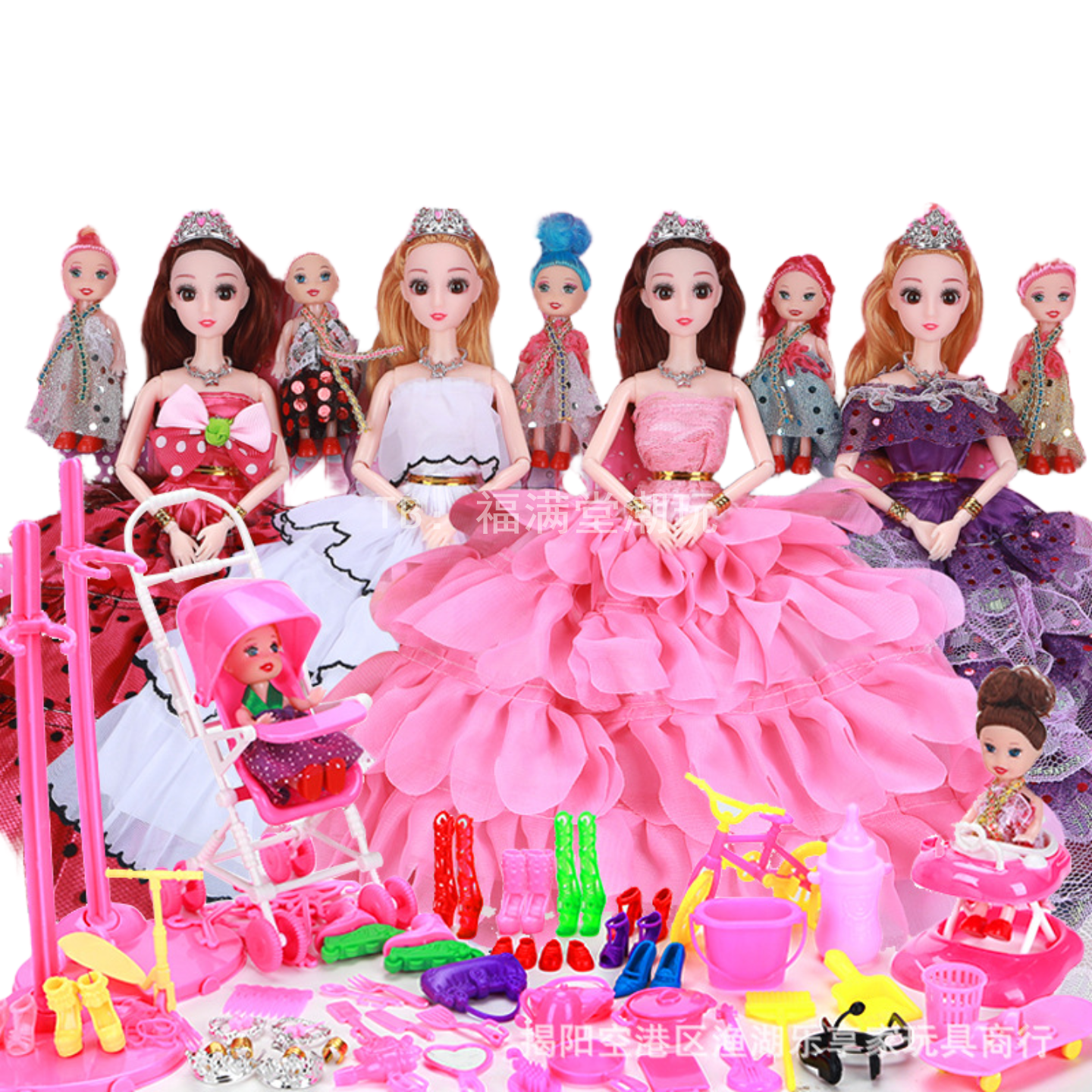 依甜芭比娃娃套装礼盒过家家女孩玩具公主婚纱生日礼物儿童洋娃娃,淘宝优惠券,粉丝福利购,淘宝优惠卷