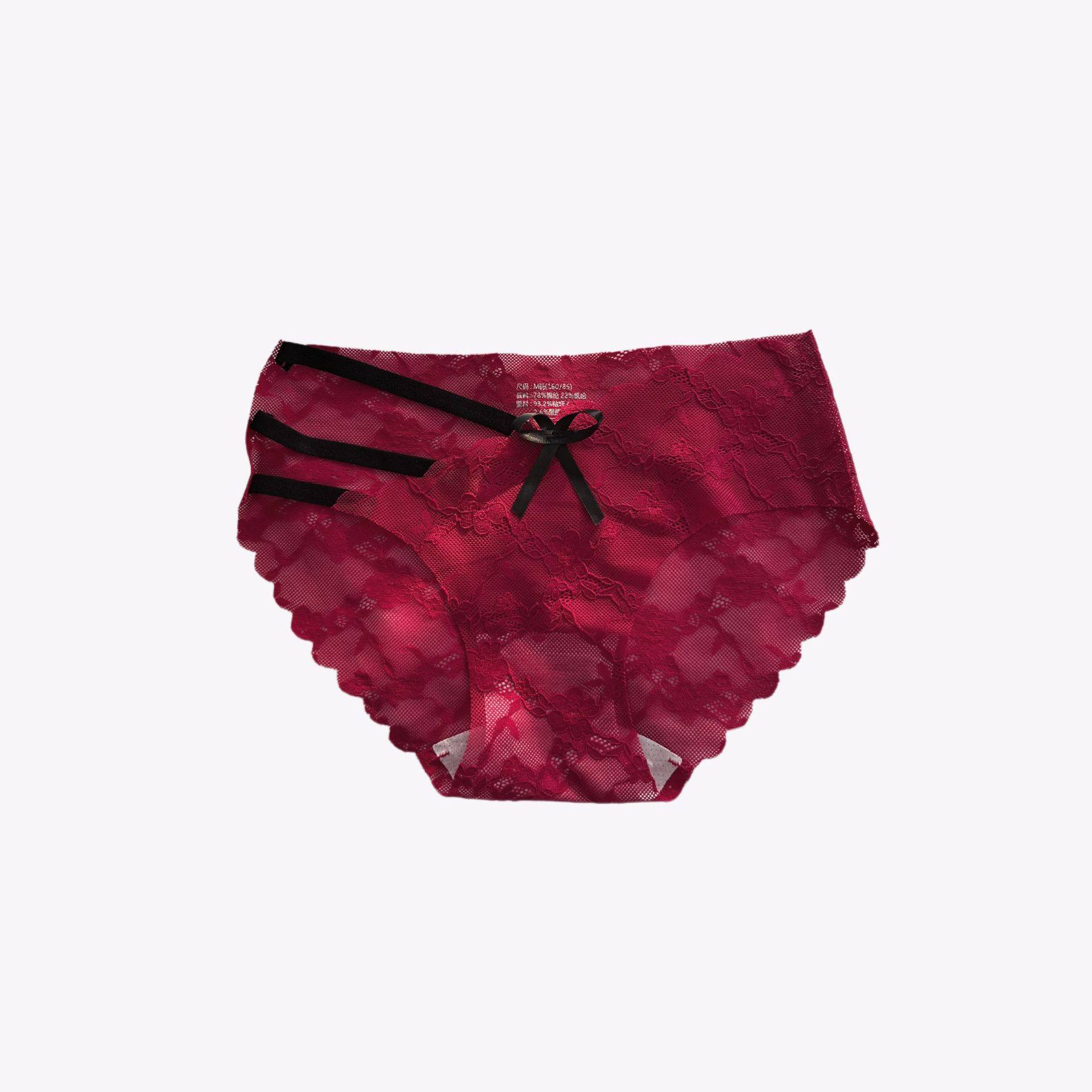 蕾丝新款性感镂空红色蕾丝高叉内裤女士2025纯欲本命年女款三角裤,淘宝优惠券,粉丝福利购,淘宝优惠卷