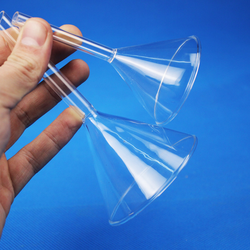 玻璃漏斗短颈三角漏斗30 50 60 75 90 100 120 150mm锥形短标漏斗,淘宝优惠券,粉丝福利购,淘宝优惠卷