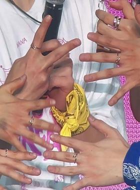 nctdream钉子友情戒指女送闺蜜礼物小众设计百搭简约送女友礼物