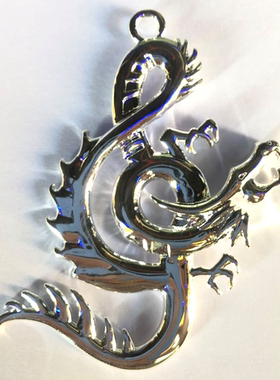 新款王力宏龙音符吊坠项链龙的传人时尚情侣卫衣链百搭链时尚个性