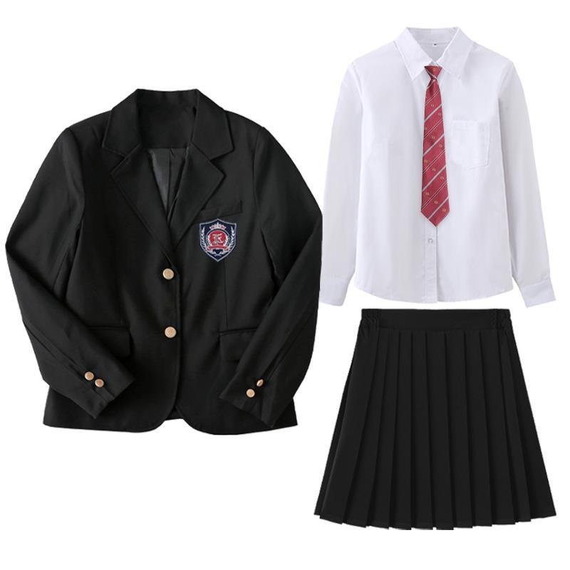 班服秋季套装高中学生学院风jk制服毕业季运动会朗诵合唱演出校服