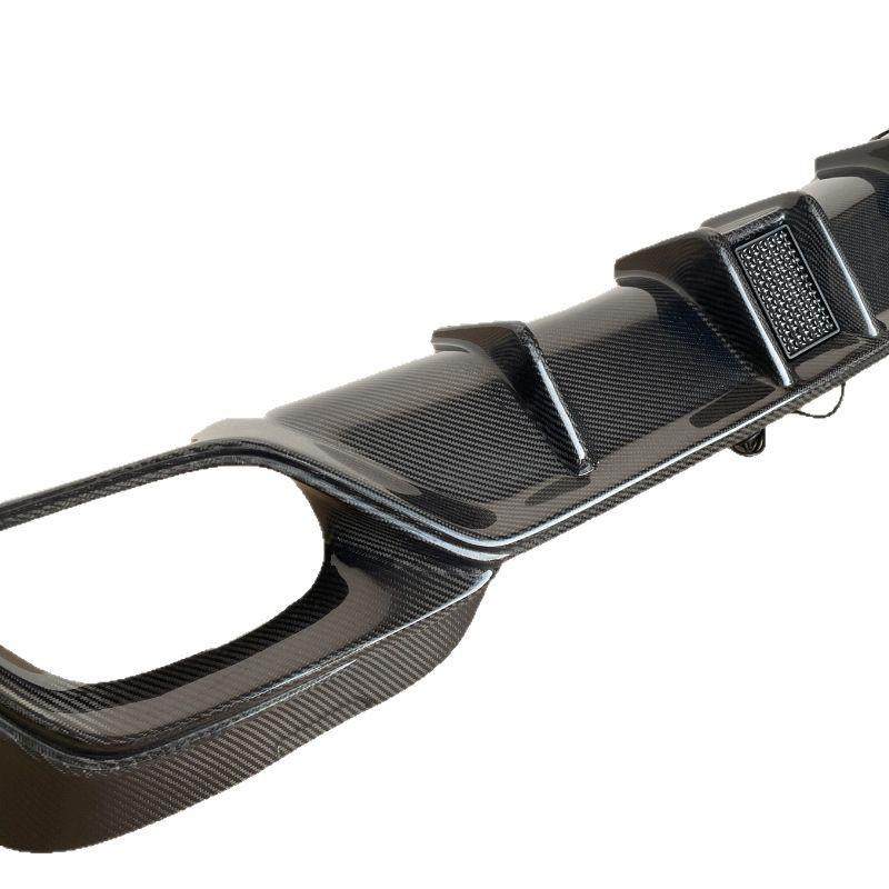 适用于宝马3系后唇G20G28碳纤维后下巴改装升级带灯后扩散器后唇,淘宝优惠券,粉丝福利购,淘宝优惠卷