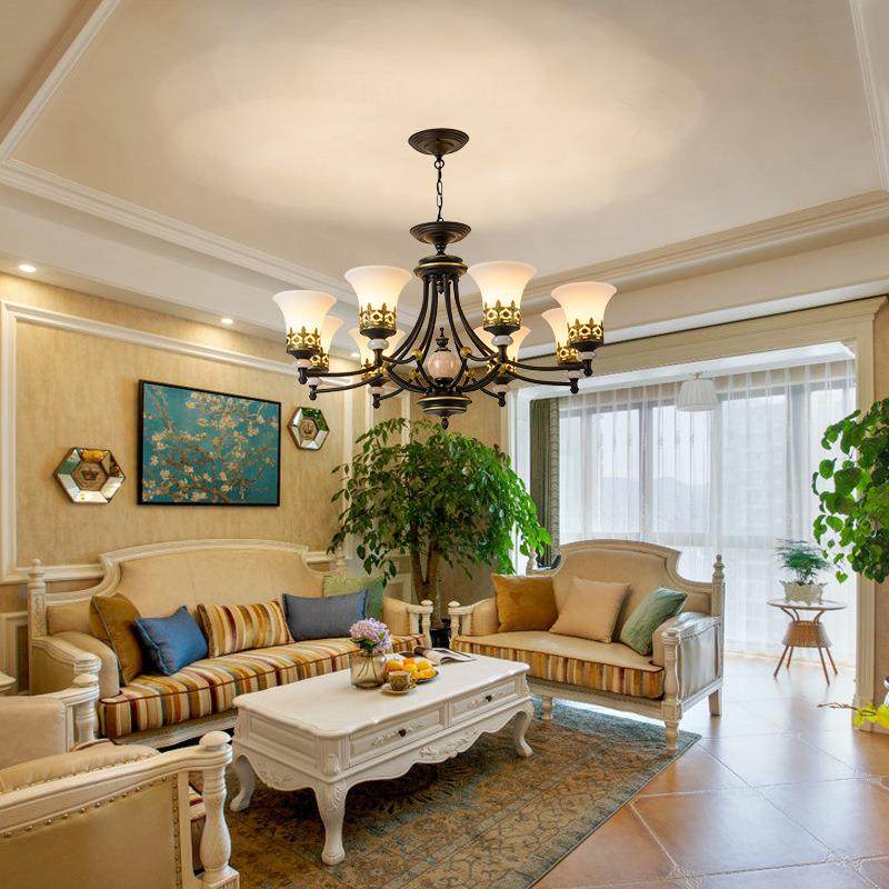 美式复古吊灯现代简约中古风南洋卧室餐厅灯具自建房别墅客厅吊灯,淘宝优惠券,粉丝福利购,淘宝优惠卷