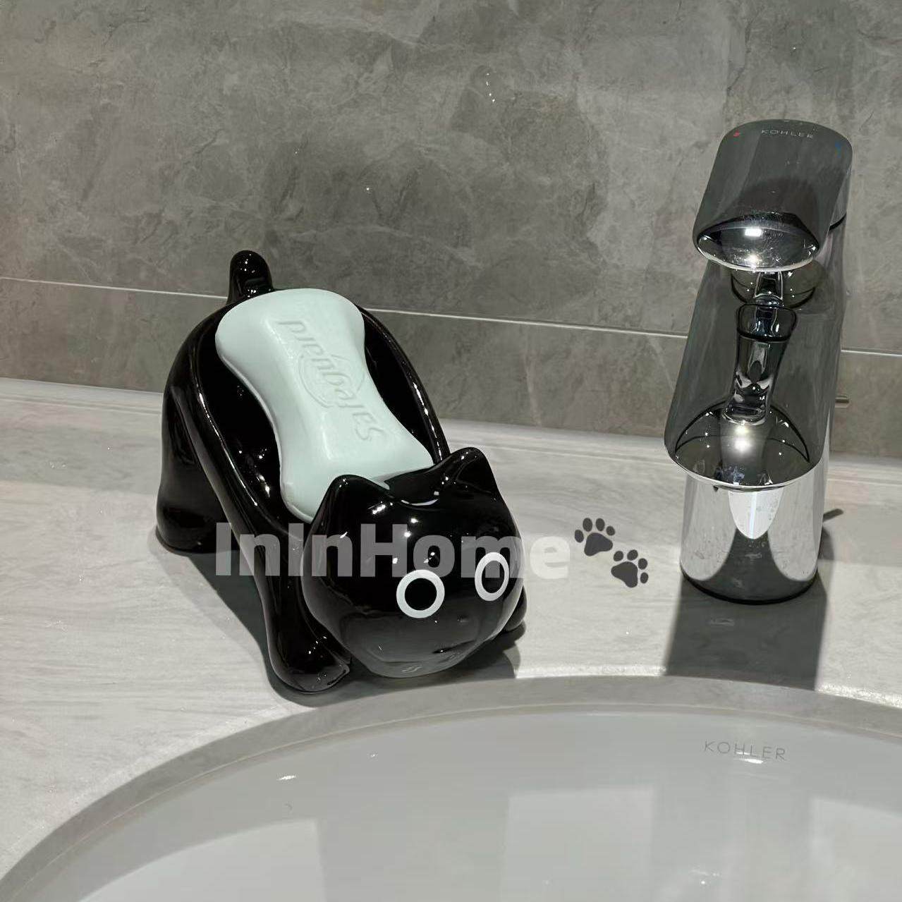 ININ陶瓷肥皂碟卫生间洗漱台沥水台面置物架家饰软装搭配套装,淘宝优惠券,粉丝福利购,淘宝优惠卷