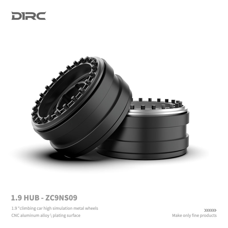 D1RC baja1000 1.9寸金属攀爬车仿真轮毂 TRX4 scx10三代 ZC9NS09 - 图0