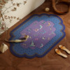 New Chinese style light luxury bathroom water-absorbent non-slip floor mat
