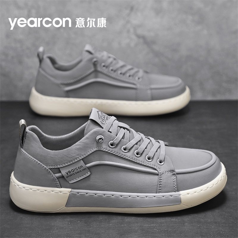 意尔康男鞋2026新款秋季透气防臭休闲板鞋男款软底上班通勤帆布鞋,淘宝优惠券,粉丝福利购,淘宝优惠卷