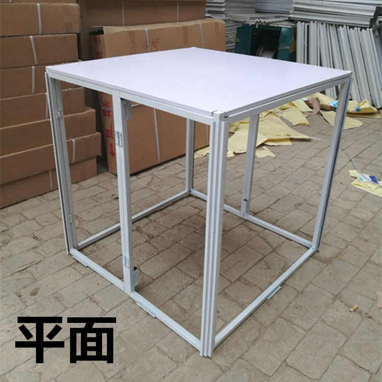 台商促销堆头陈列场新款桌促销货架展铁质花车折叠堆超市地广告