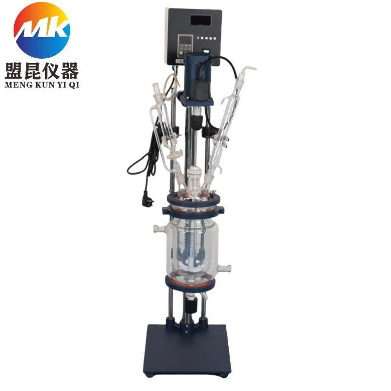 双层玻璃反应釜1L升夹套玻璃反应釜器小试小型多功能玻璃反应釜,淘宝优惠券,粉丝福利购,淘宝优惠卷