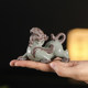 New Chinese-style Ge Kiln ceramics to attract wealth, Pi Xiu, tea pet ornaments, exquisite can raise open piece tea table, tea ceremony, tea play decorations