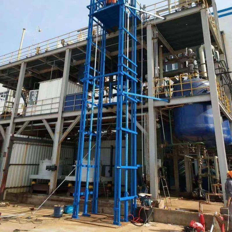 导轨式升降平台生产车间仓库导轨式液压升降货梯装卸货平台,淘宝优惠券,粉丝福利购,淘宝优惠卷