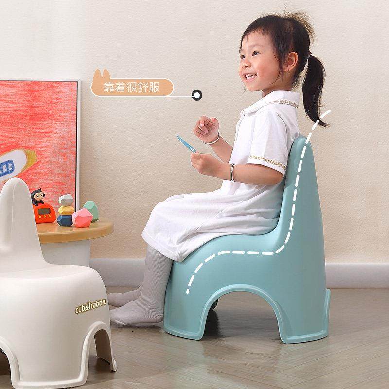 加厚卡通儿童椅子幼儿园靠背坐椅宝宝塑料餐椅小孩家用防滑小凳子,淘宝优惠券,粉丝福利购,淘宝优惠卷