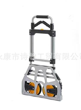 重型车手推车拉杆车家用便携行李车静音折叠手拉车两轮铁管车