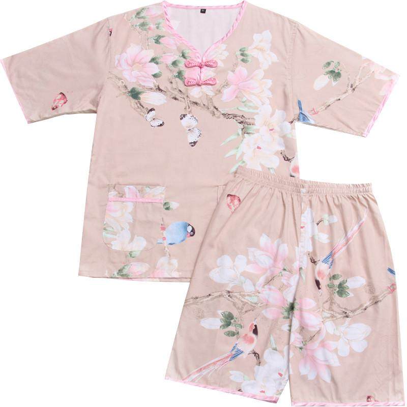 和风 中国风印花纯棉浴服汉汗蒸服家居睡衣女男儿童亲子情侣大码,淘宝优惠券,粉丝福利购,淘宝优惠卷