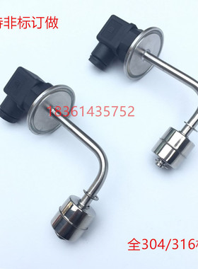 侧装浮球干簧管式浮球卫生卡盘液位开关水位控制传感器霍斯曼接头