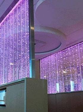 景幕墙屏风大型亚克ALali-87力气墙流造景水鱼缸客厅水隔泡断装饰