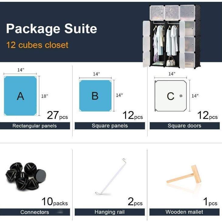 简易衣柜组纳装实木布柜出租房家用卧室收柜子现代简PNM儿童约衣 - 图1