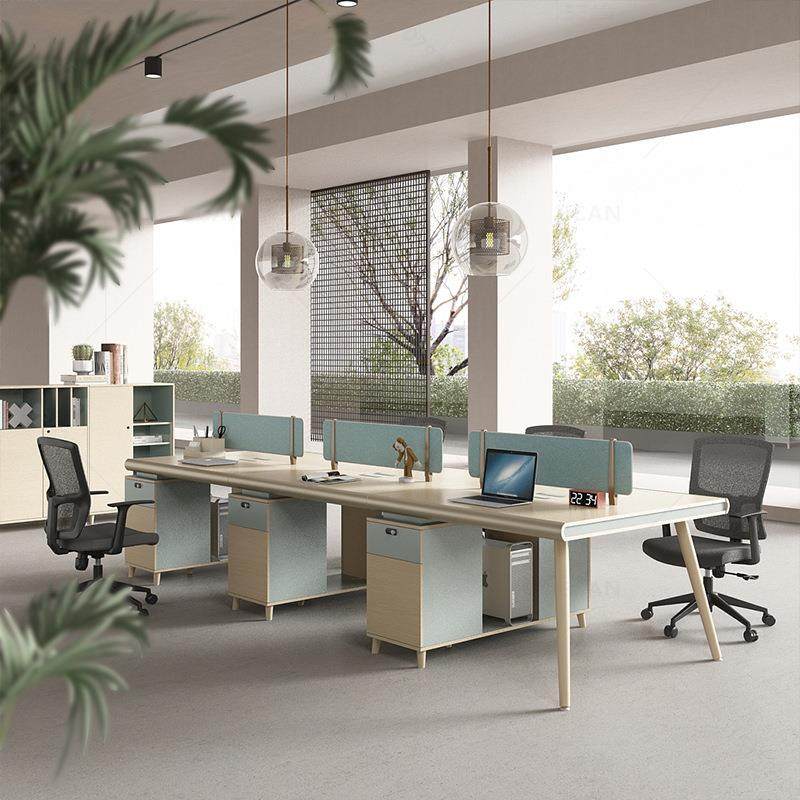 简约现职员办公桌四人位单人位公电脑电桌员工卡座SJA办代家具脑,淘宝优惠券,粉丝福利购,淘宝优惠卷