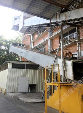 电商出货滑梯快递卸货滑梯装车仓库下货滑梯移动自动化输送带