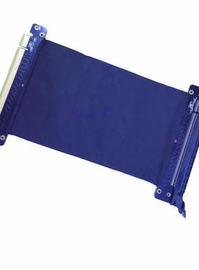 20cm显卡PCI-E延长线16X线PCIE转接线X16软排线显卡延长线双屏蔽