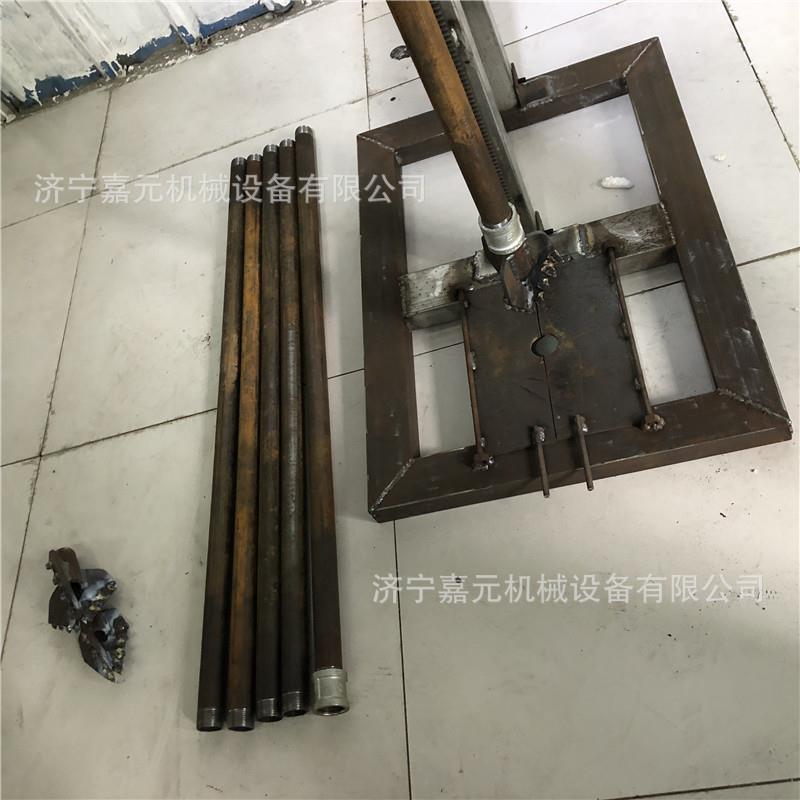 主推小型手摇式打井机农田灌溉取水钻井机电动立架式钻机 - 图0