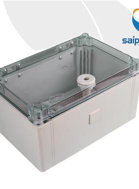 塑料ABS防水箱户外IP66防尘密封透明盖接线箱监控电源配电箱