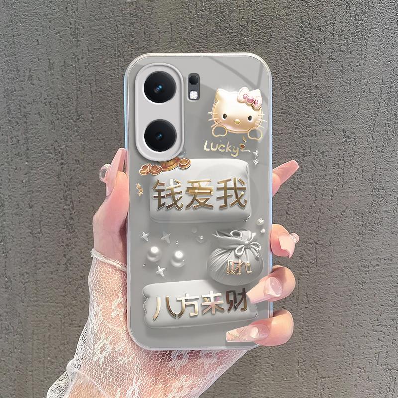 适用iqooneo9/8pro手机壳10新款vivoiqooneo5液态玻璃ipooneo6se全包防摔neo7轻奢潮icooneo3女款硬壳高级感 - 图2