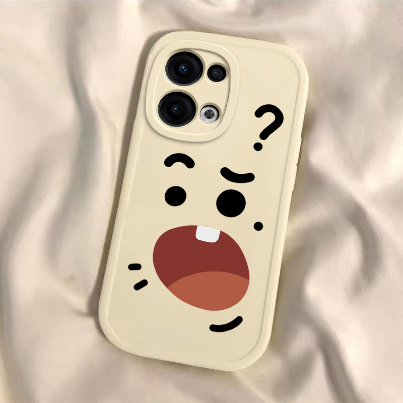 适用opporeno13/12pro手机壳11/10新款reno9pro+惊讶表情reno8se/7/6女reon5k搞怪rone4硅胶reno3防摔2Z全包 - 图3
