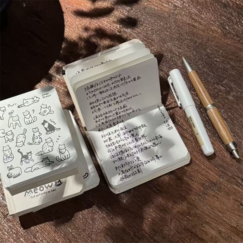 可爱猫咪笔记本口袋本高颜值ins风手账本学生随身便携空白记事本,淘宝优惠券,粉丝福利购,淘宝优惠卷