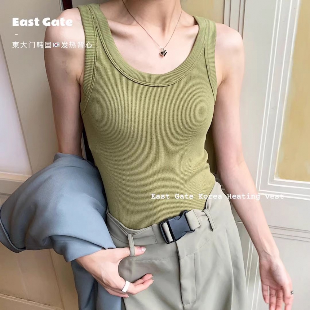 XX螺纹吊带背心夏遮副乳防走光女装外穿显瘦内搭打底衫新款_欧 媞 雅_女装/女士精品-第2张图片-提都小院