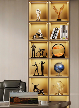 速发高档轻奢桌上办饰品装公室装饰摆件酒柜总经理书房高端大气面