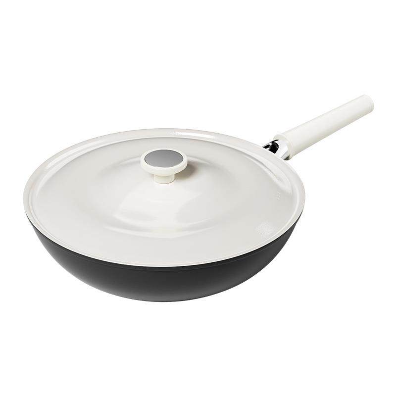 轻量中式老铁锅物理不粘锅家用无涂层炒菜锅精铁窒化极铁氮化炒锅,淘宝优惠券,粉丝福利购,淘宝优惠卷